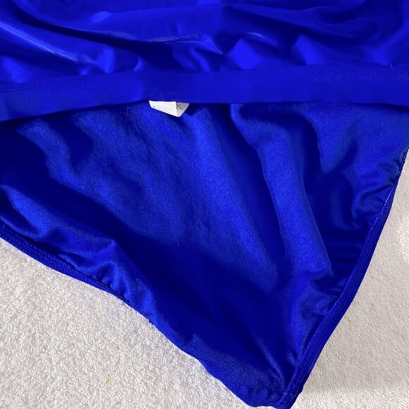 5/$25 George Blue Swim Skirt Bikini Bottom L - Picture 9 of 12